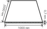 Лист нержавеющий AISI 316L 0.7х1000х2000